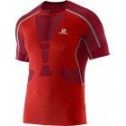 SKY HZ SS TEE M - red/red